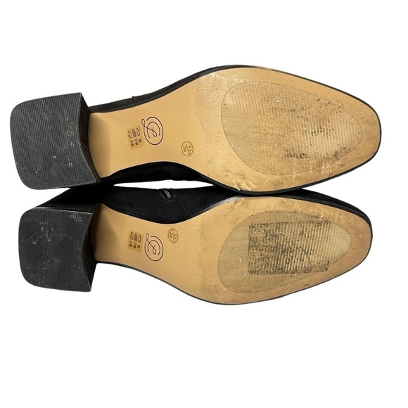 Chinese Laundry Daria Block Heel Black Suede Bootie Women’s Size 8.5 - Picture 7 of 9